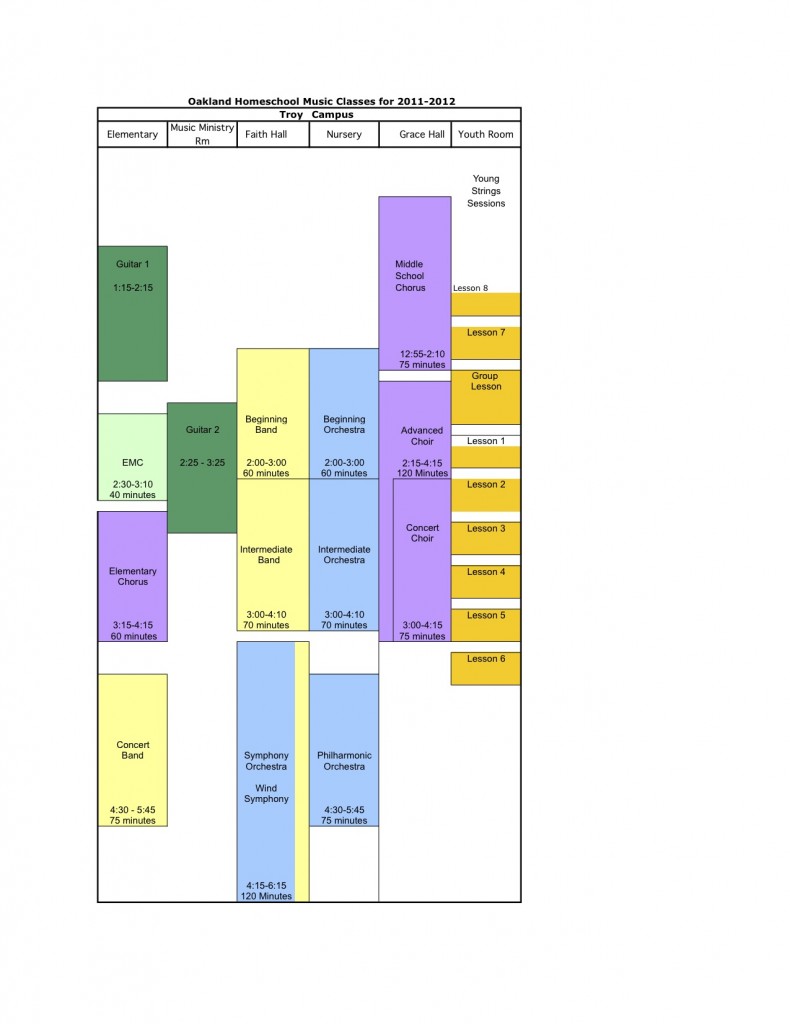 Troy Schedule 20112012